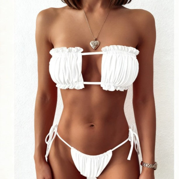 Swimsuit Women's Sexy Strappy Bikini Set Beach Vacation Bikini Swimwear