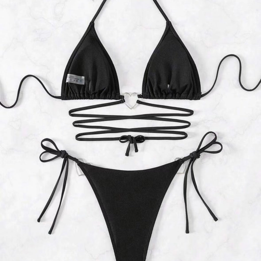 Split sexy bikini swimsuit women's swimsuit