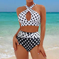 Split swimsuit bikini
