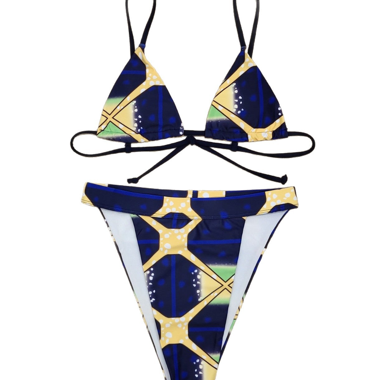 Style Printed Bikini Swimwear Women's Two-Piece Sexy Bathing Suit