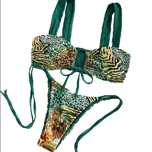 Sexy Leopard Print Bikini Set
