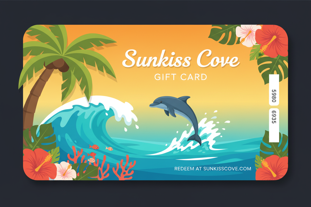 Palm Tree & Dolphin Gift Card